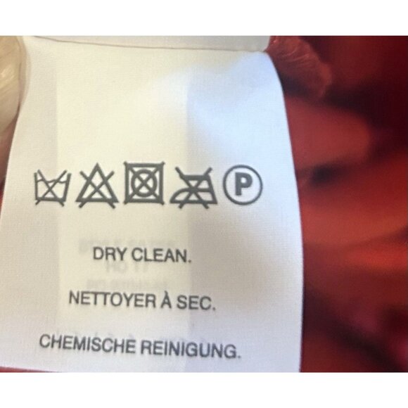 Classic Staple Red Lace Cropped Pants Scalloped Hem & Pockets, Women’s Size 6 - Picture 6 of 13